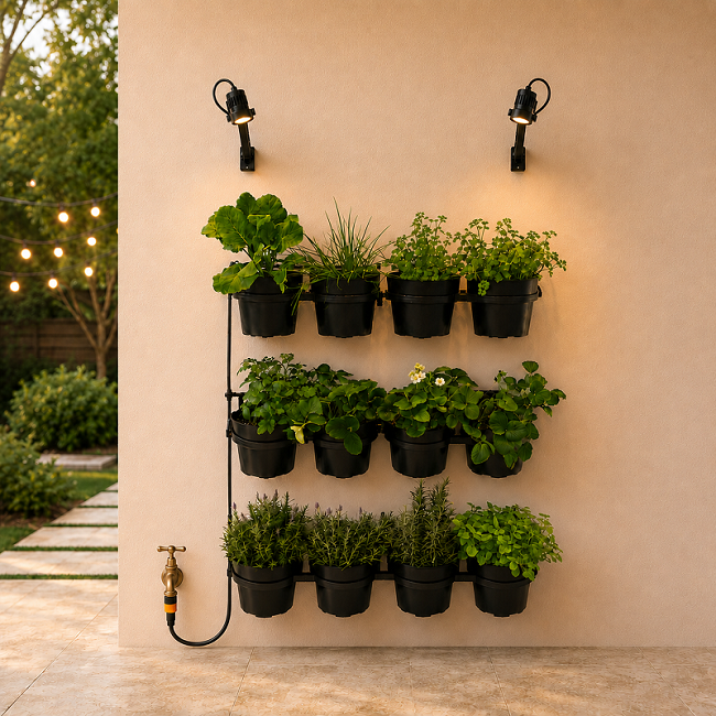 Kit Horta Vertical Plus instalado